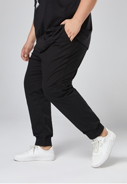 Picture of Plain Mens Plus Size Chino Jogger Pants