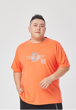 Picture of Men's Plus Size "Different" Print T-shirt