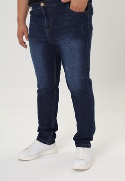 Picture of Plus Size Men Stretchable Ripped Jeans