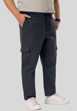 Picture of Plus Size Elastic Waist Men Cargo Pants