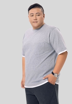 Picture of White Border Tee With Pocket